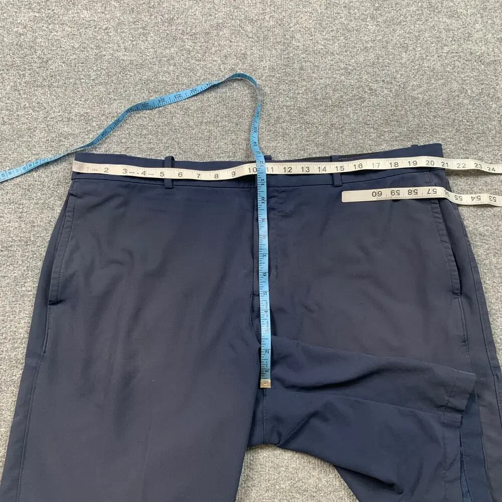 Nike Shorts Mens 40 Navy Flex Performance Athletic Sweat Wicking Golf Chino